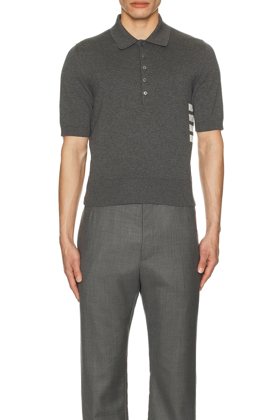 Jersey Stitch Relaxed Fit Short Sleeve Polo - 3