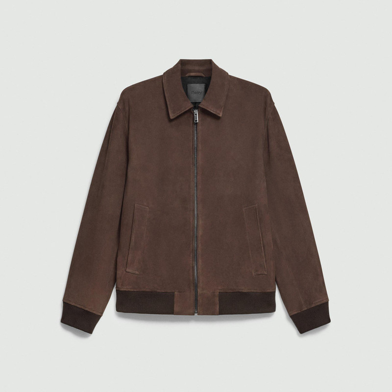Wyatt Zip Jacket in Suede 1
