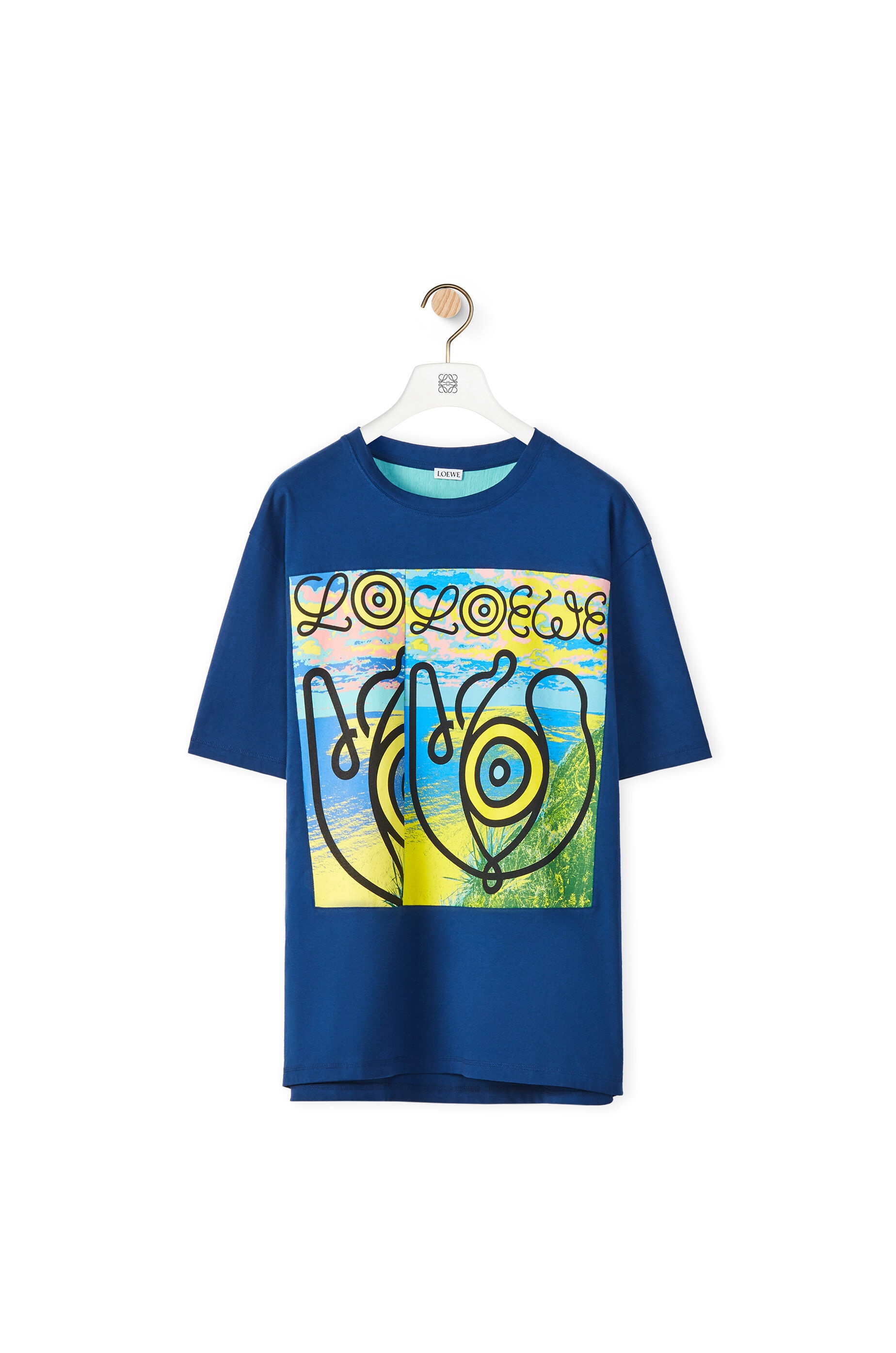 Upcycled logo T-shirt in cotton - 1