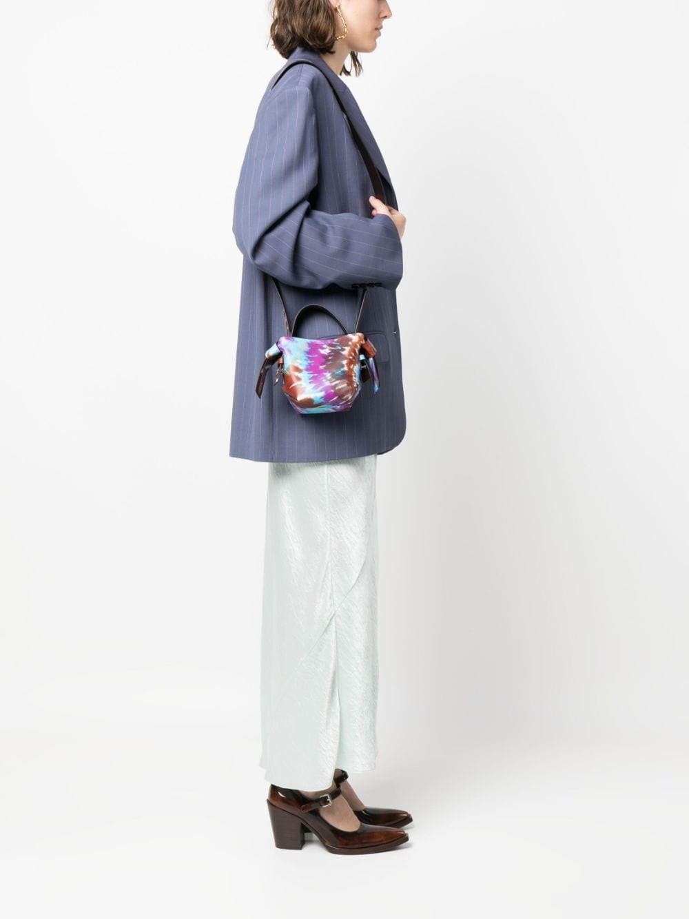 tie-dye knotted tote bag - 2