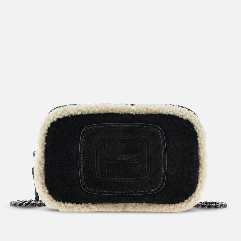 Hogan H-Bag Micro Beige Black 1