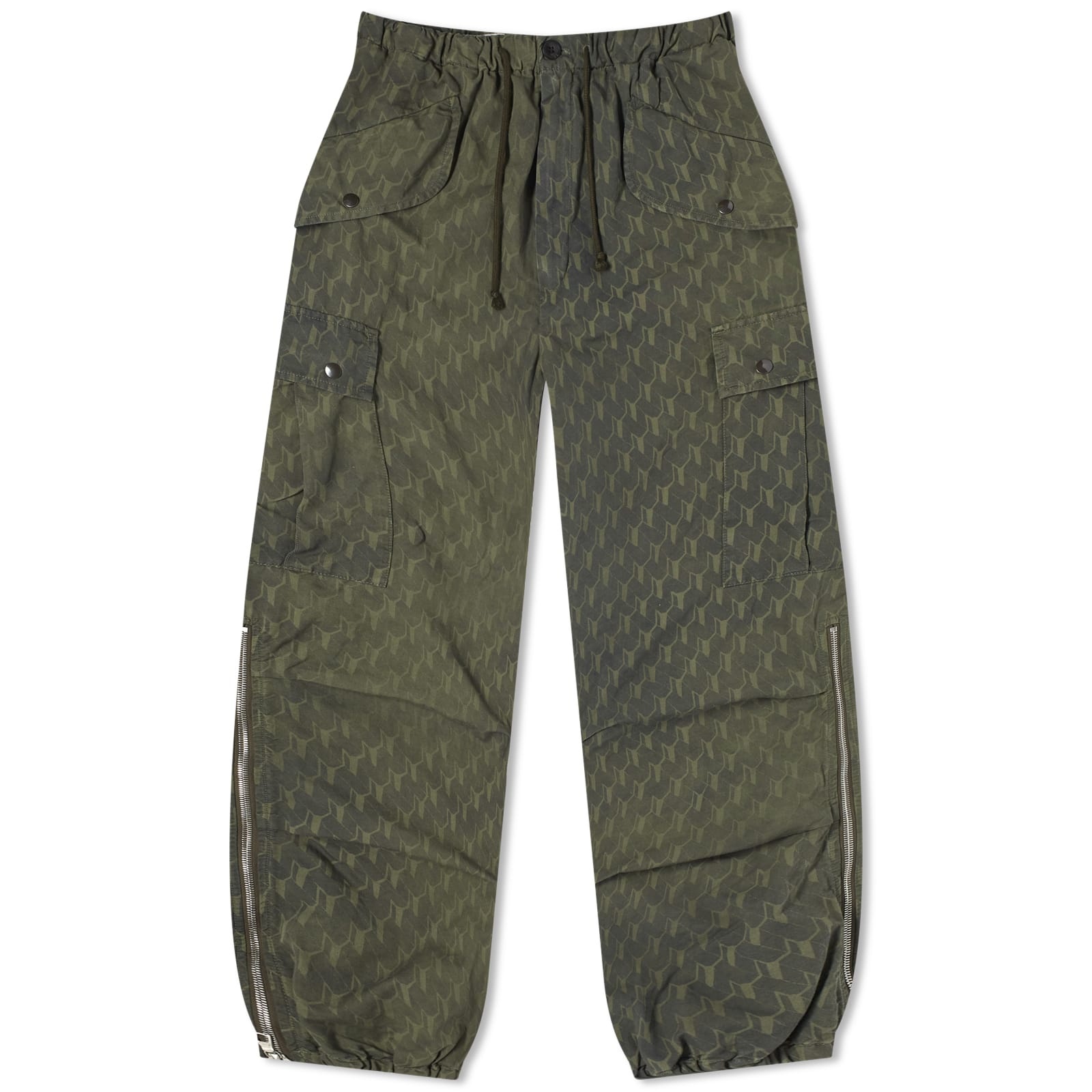 Dries Van Noten Pentin Patterned Cargo Pants - 1