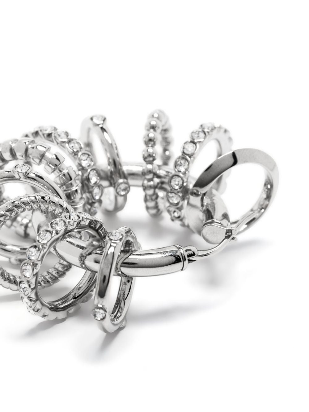 Multi Ring hoop earrings - 3