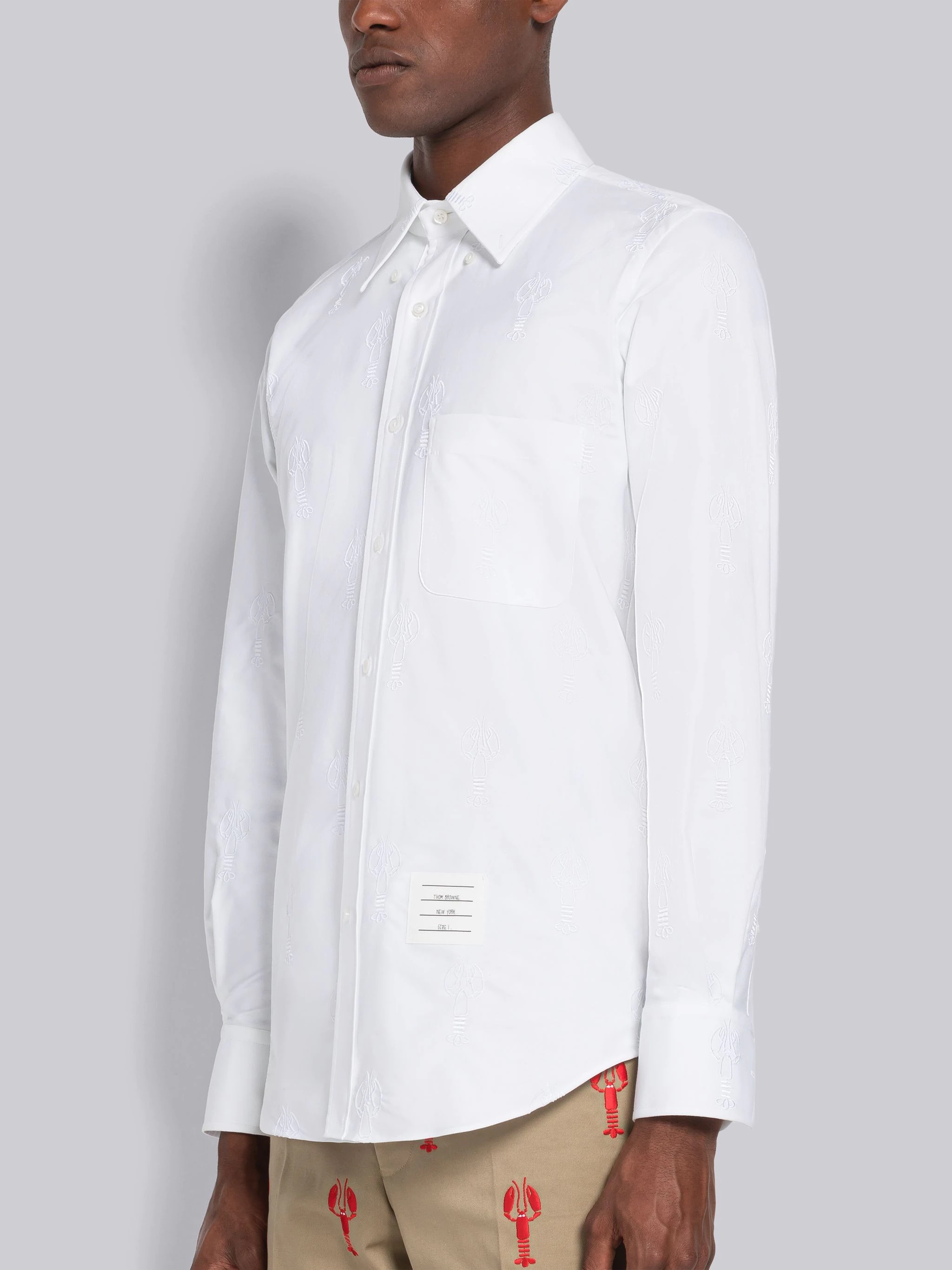 Lobster Half Drop Straight Fit Shirt - 2