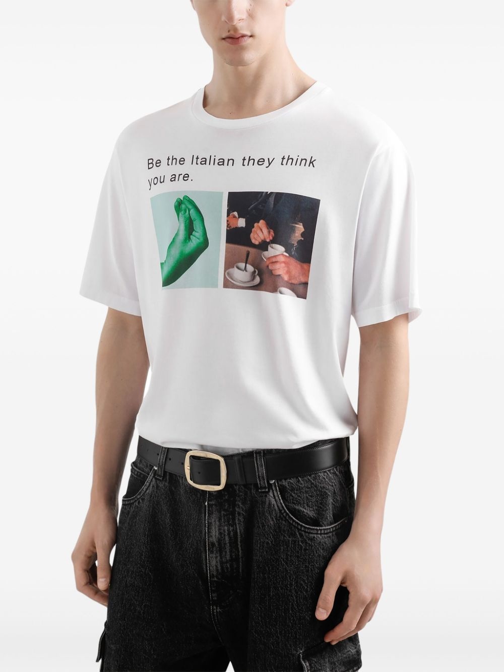 graphic print t-shirt - 4