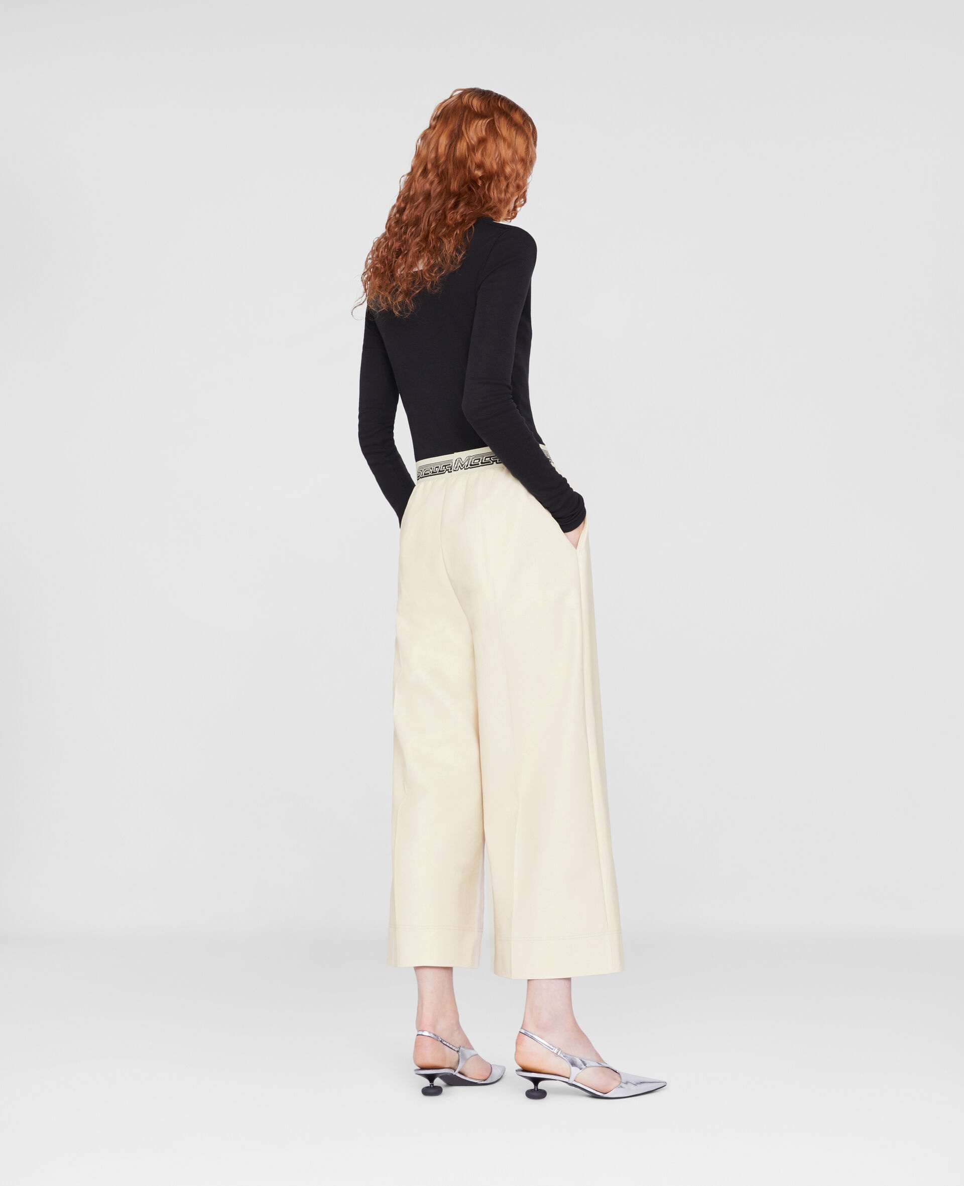 Logo Tape Cropped Trousers - 2
