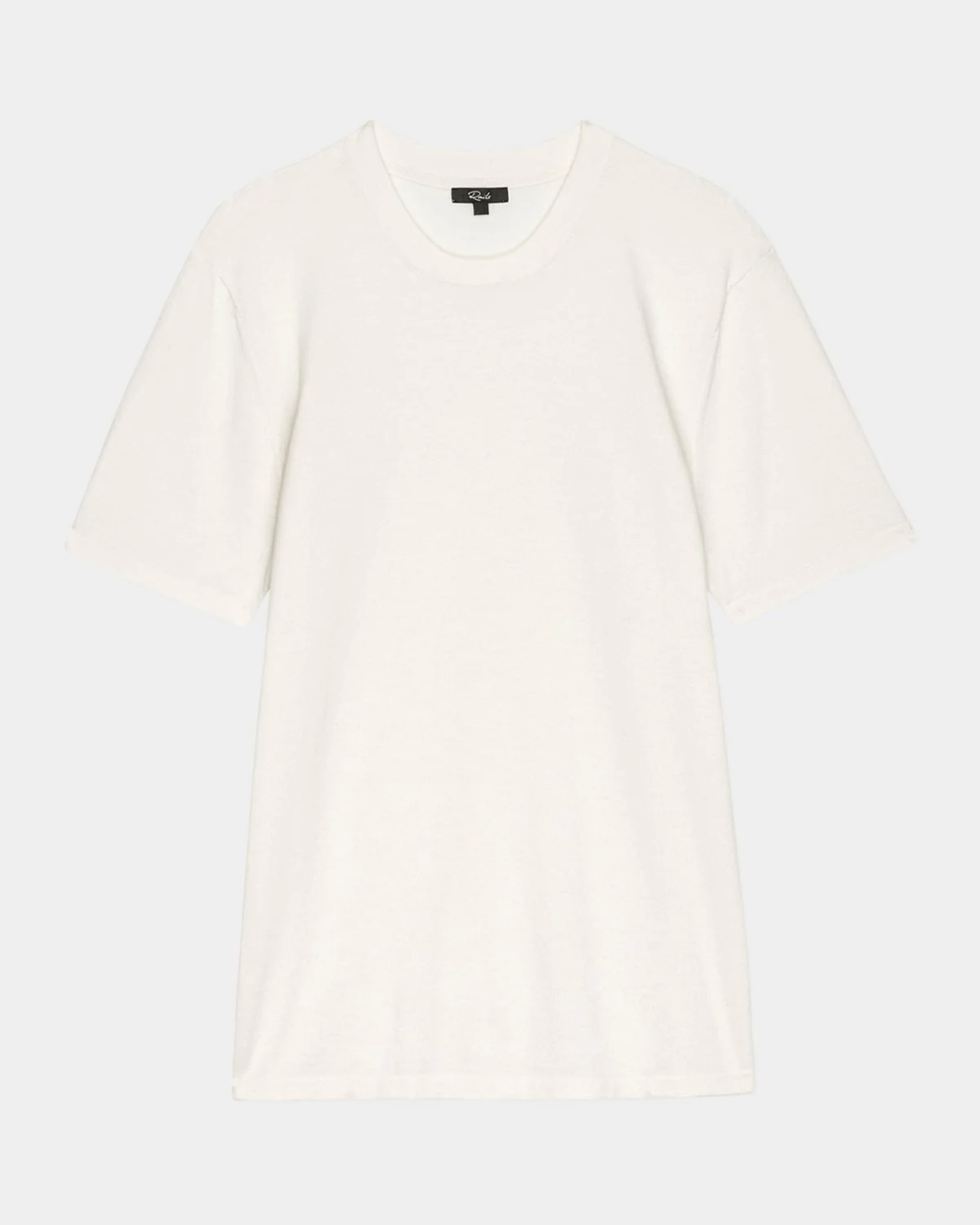 Men's Mason Cotton and Cashmere Solid Crewneck T-Shirt - 1