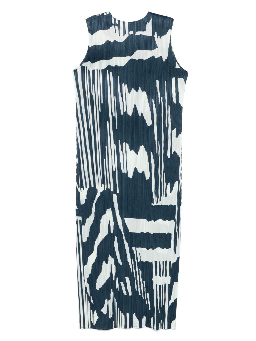 abstract-print midi dress - 2