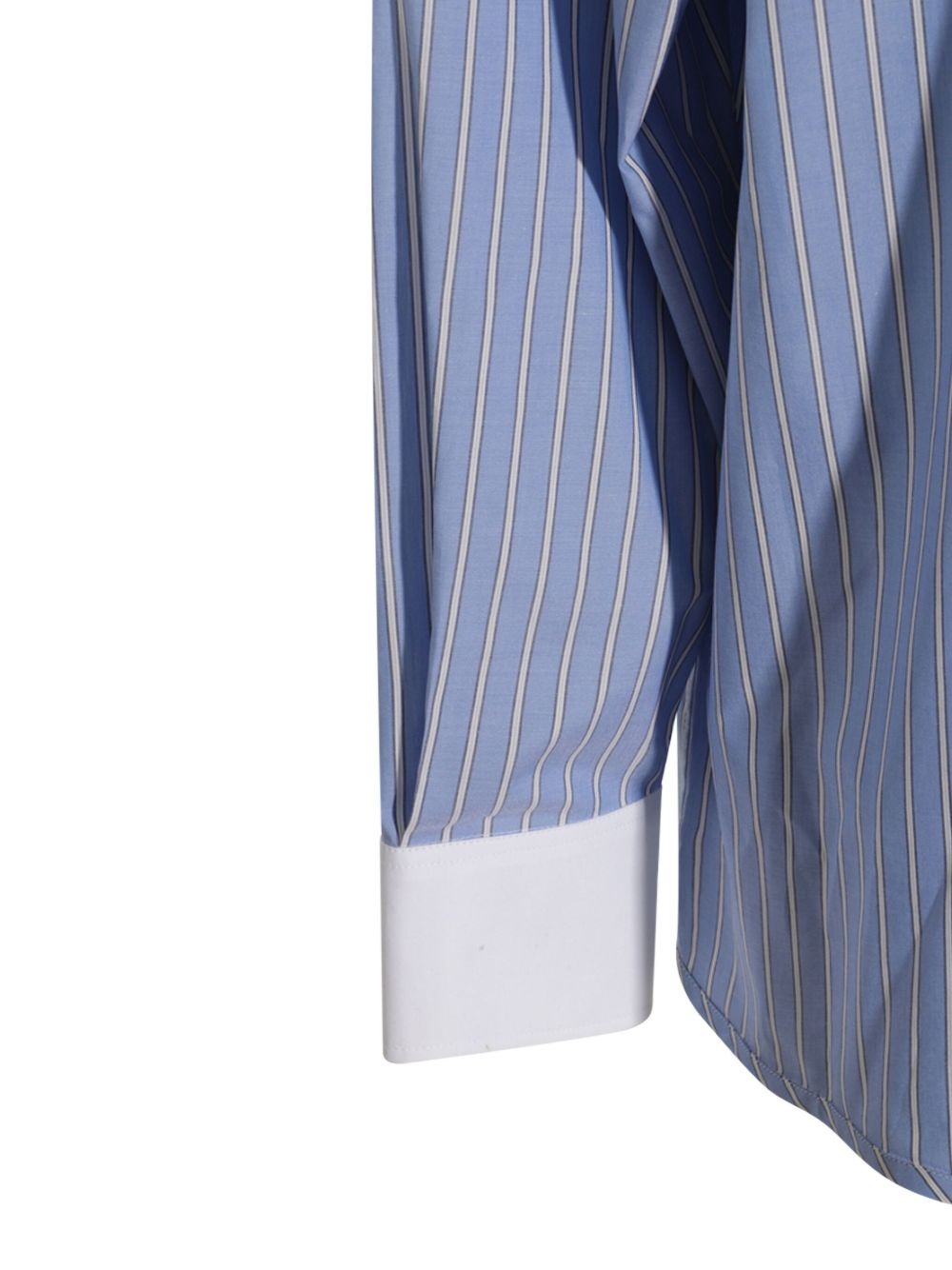 striped poplin shirt - 4