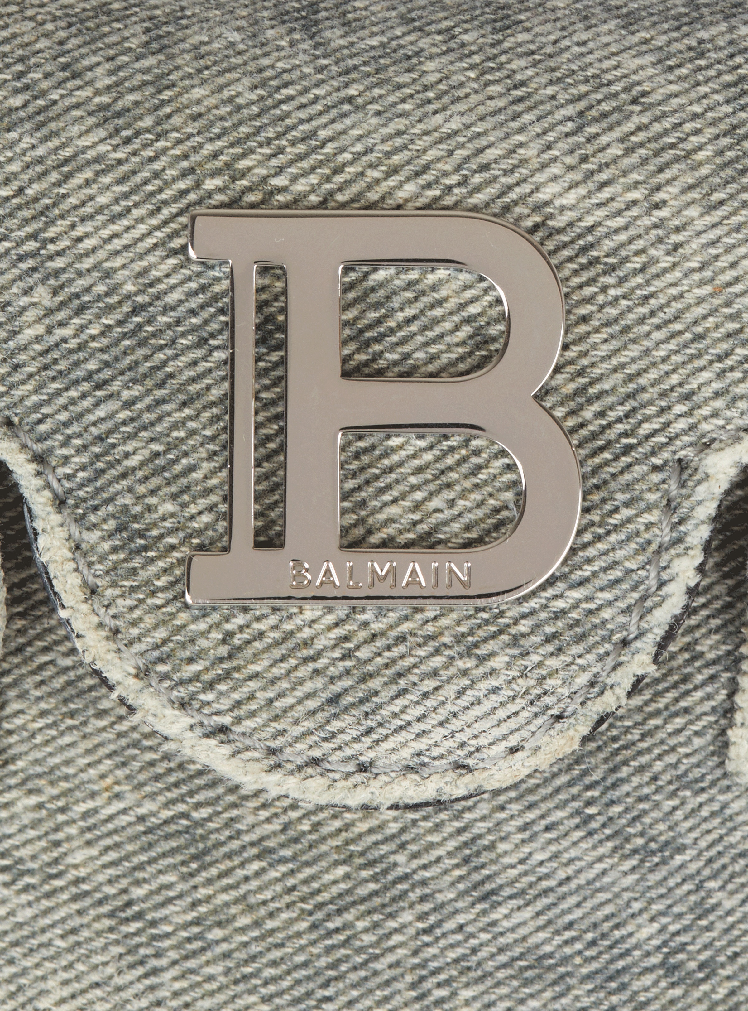 B-Buzz vintage-effect denim mini bag - 7