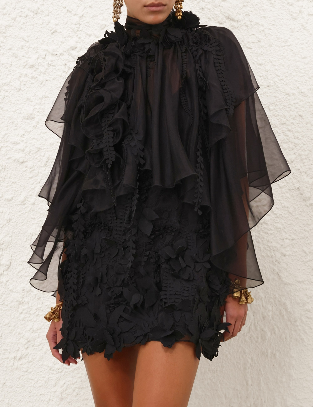 HYPNOTIC APPLIQUE MINI DRESS - 2