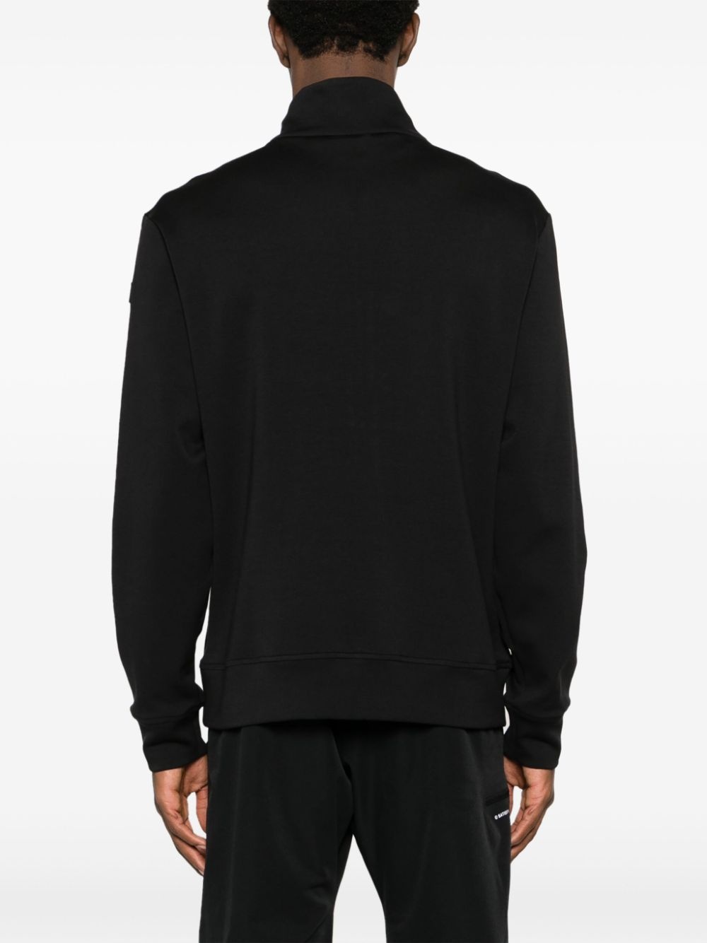 zip-up high-neck sweatshirt - 4