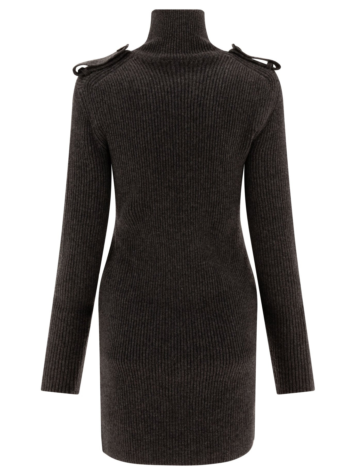 Alexander Mcqueen Women Ribbed Mini Dress - 2