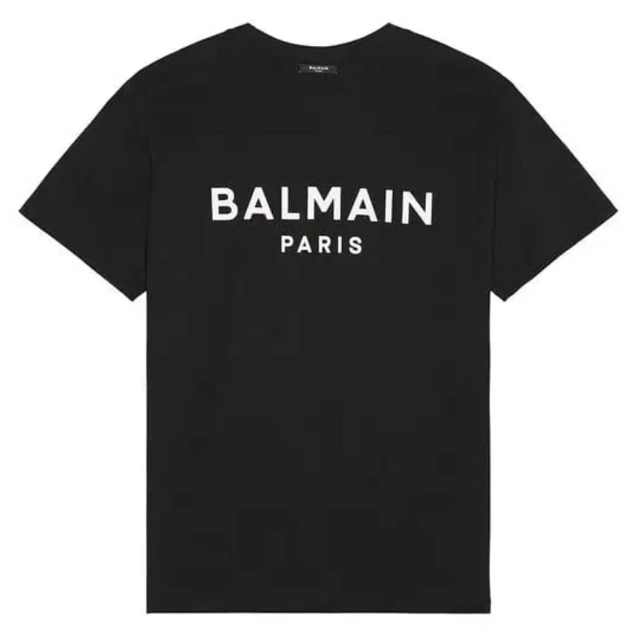 Balmain Paris Print Cotton T-Shirt - 1