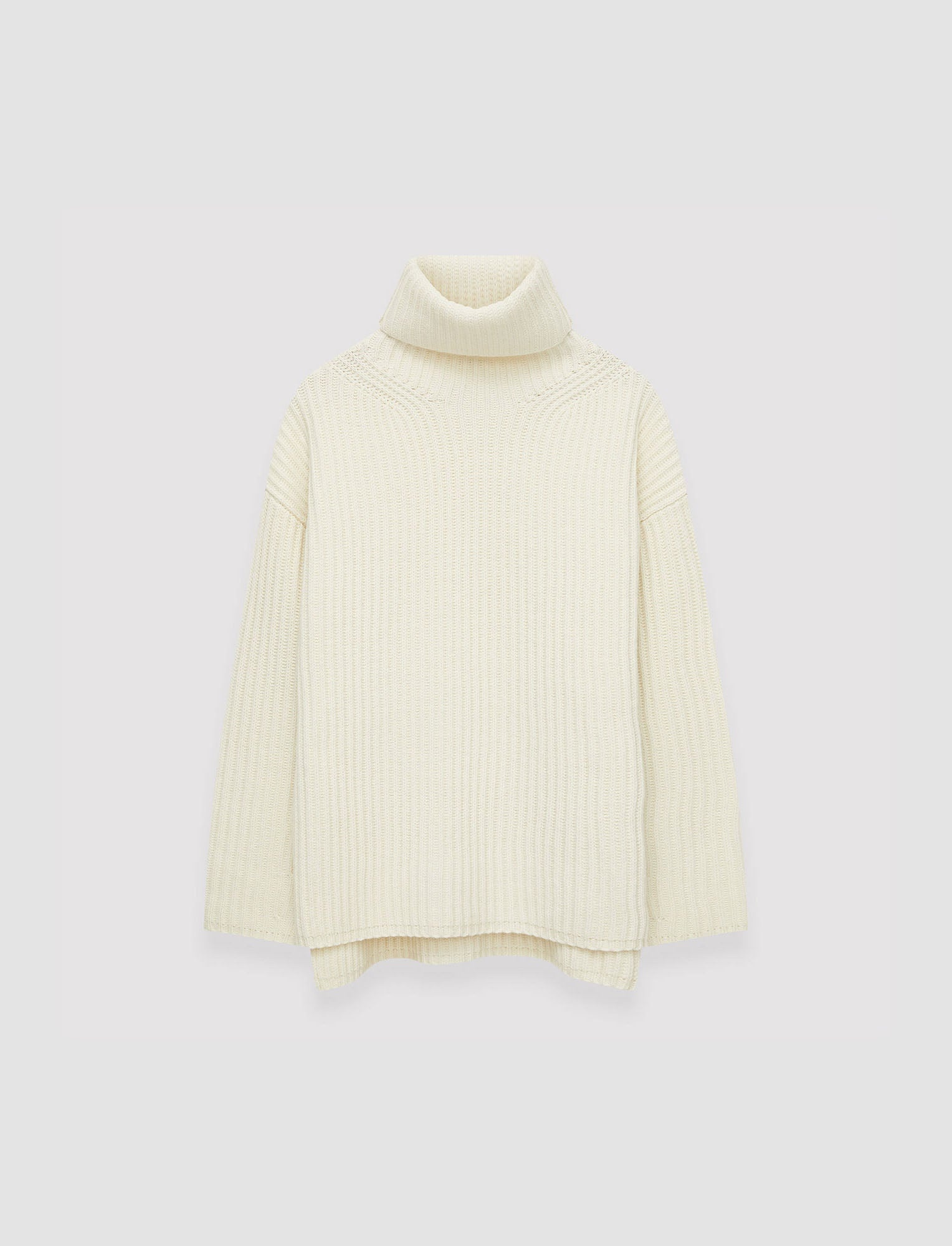 Cardigan Stitch High Neck Jumper - 1