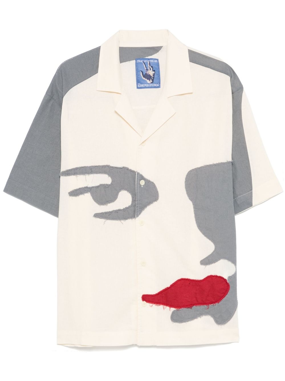 PATCHWORK-FACE SHIRT - 1