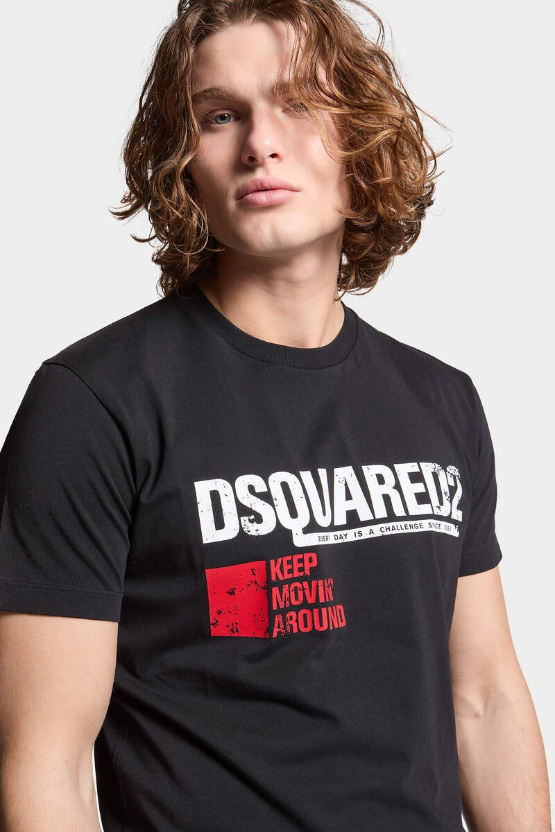 DSQUARED2 KEEP MOVING AROUND COOL FIT T-SHIRT 5