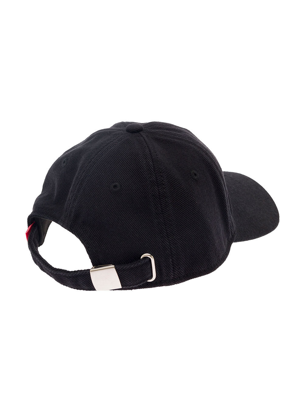Diesel Men Black Baseball Cap With Oval D Cut-Out In Cotton Man - 2