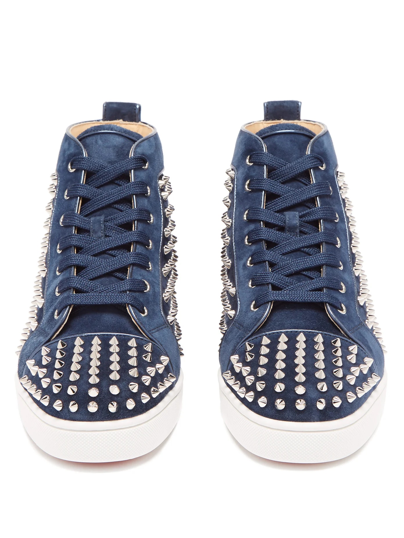 Louis Orlato studded suede high-top trainers - 5