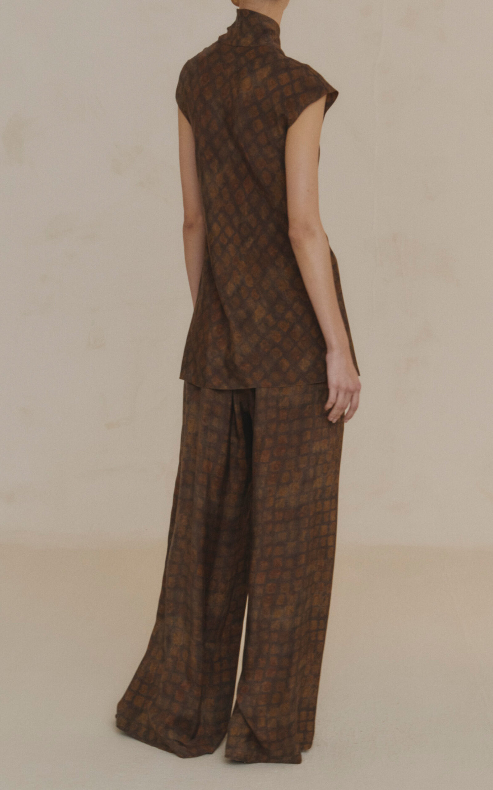Cassiopea Printed Wide-Leg Pants print - 4