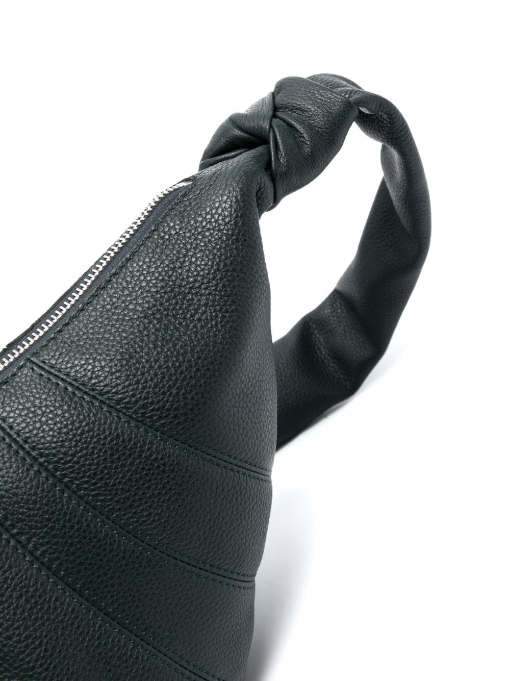 Croissant leather shoulder bag - 4