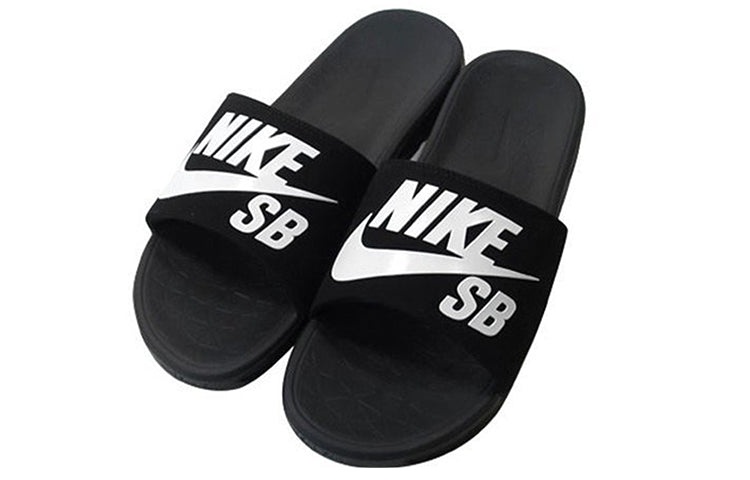 Men's Nike sandals Sports slippers 'Black White' 840067-001 - 3