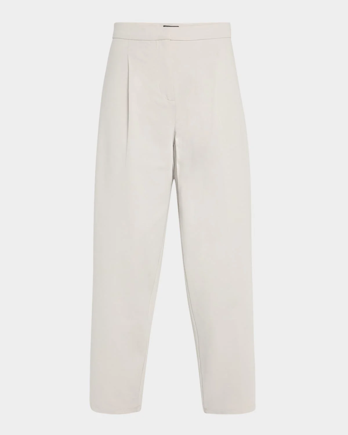 Cropped Lightweight Ponte Lantern Pants - 1