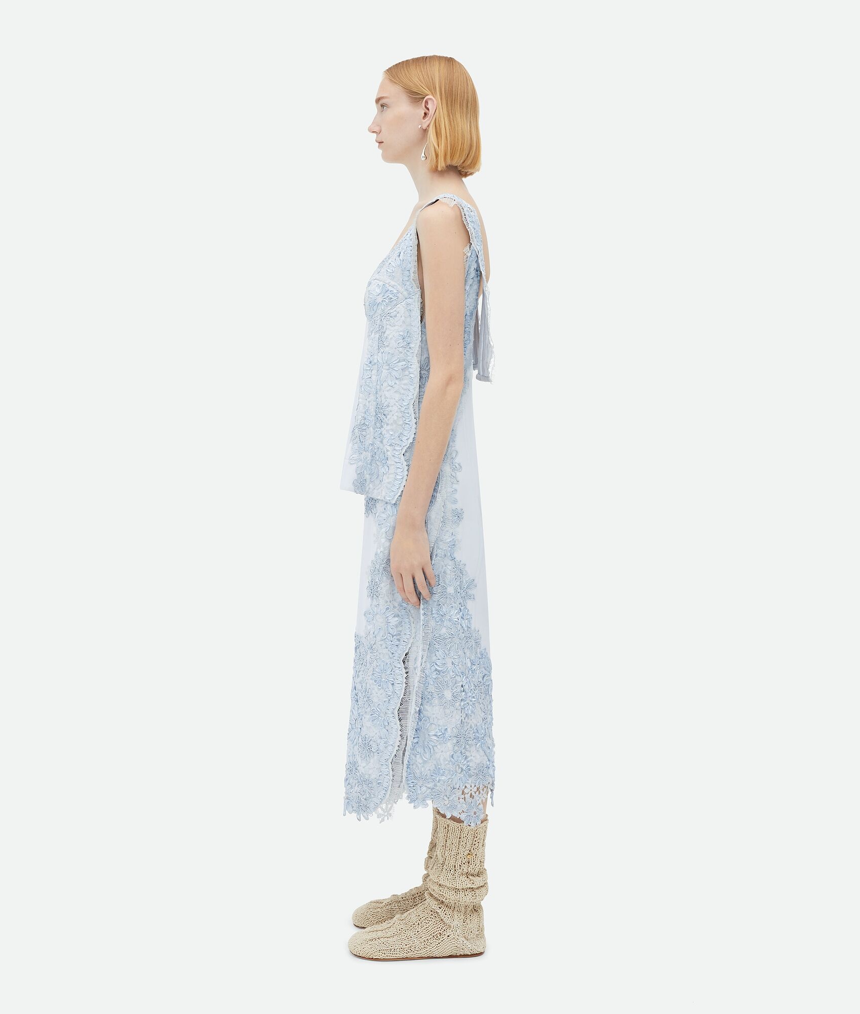 Viscose Top With Lace Embroidery - 2