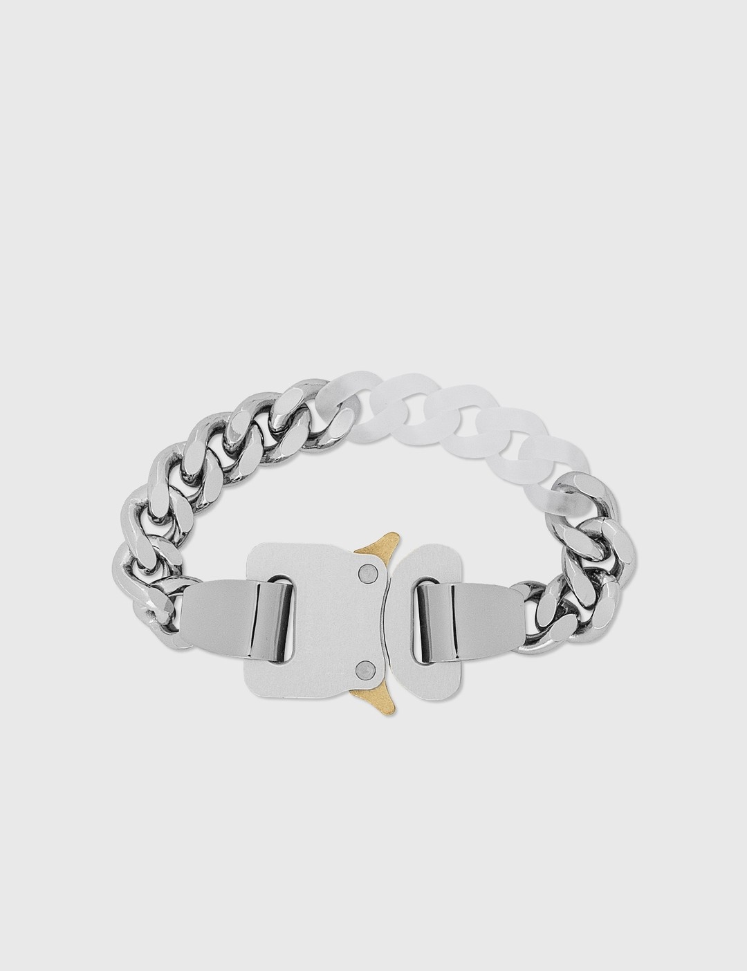 METAL AND NYLON CHAIN BRACELET - 1