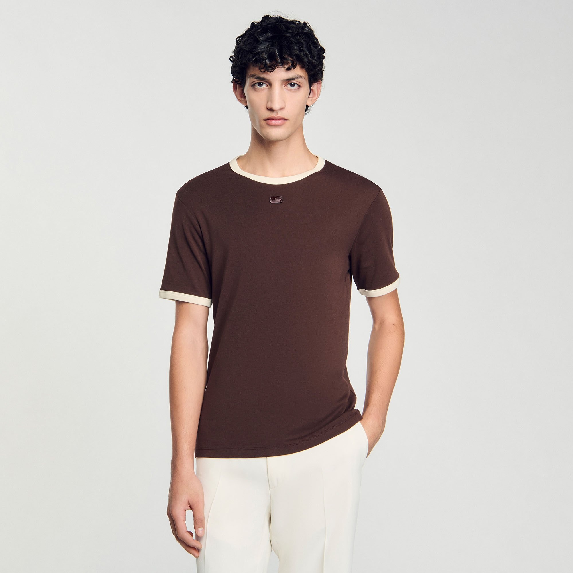 TWO-TONE PATCH T-SHIRT - 4