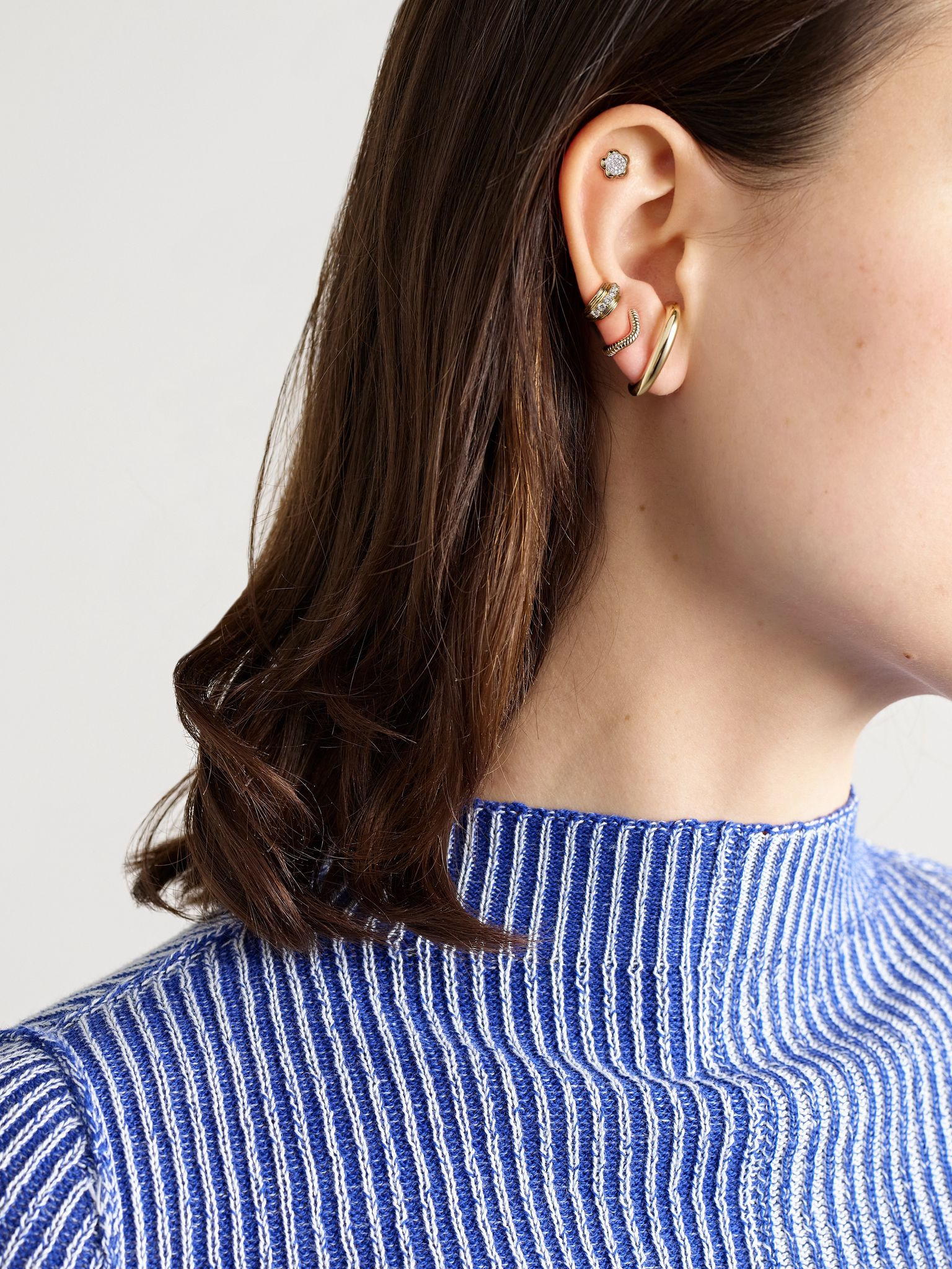 Golden Glow 14-karat gold single earring Gold - 4