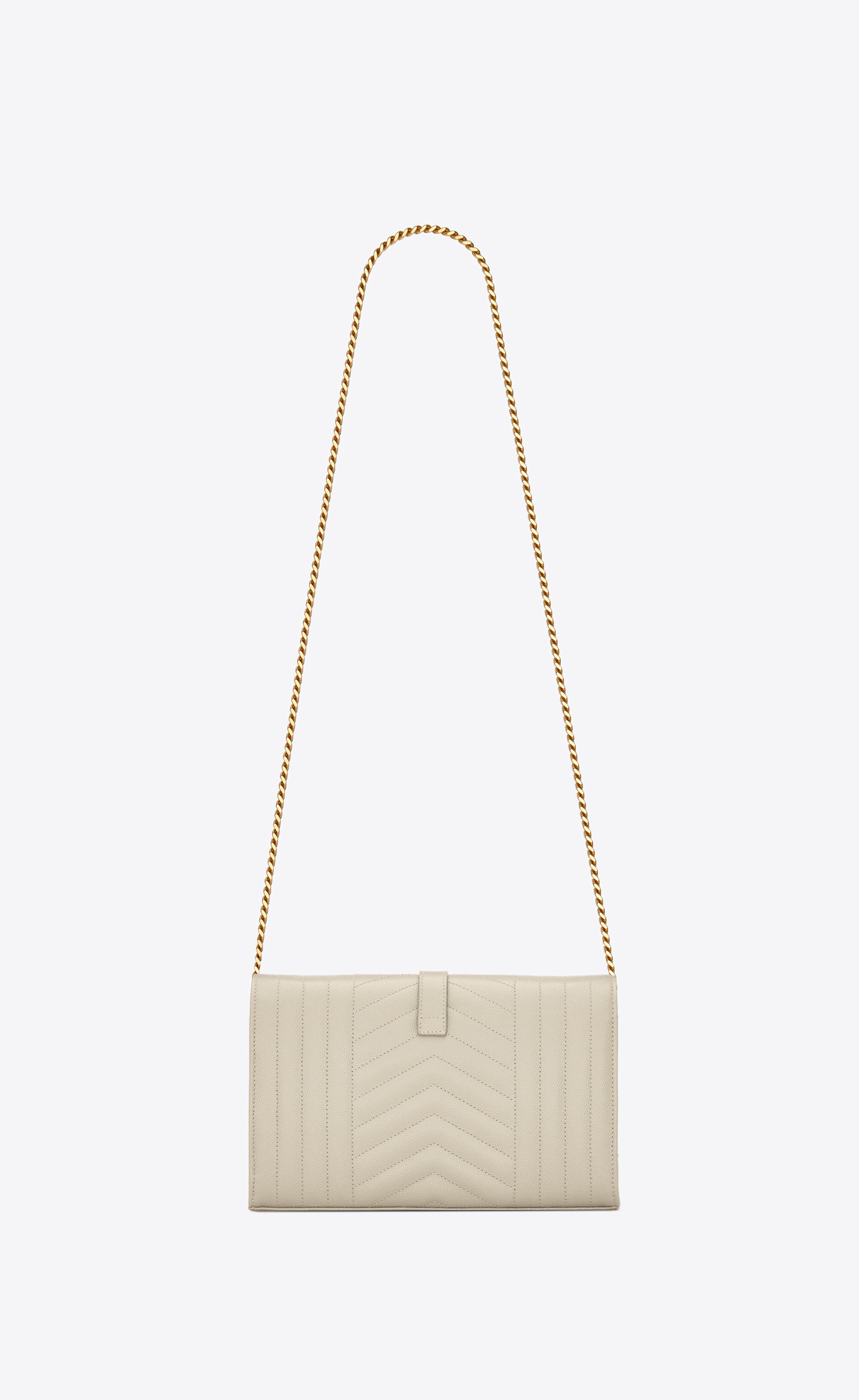 Saint Laurent Monogram Chevron Quilted Bill Pouch - Farfetch