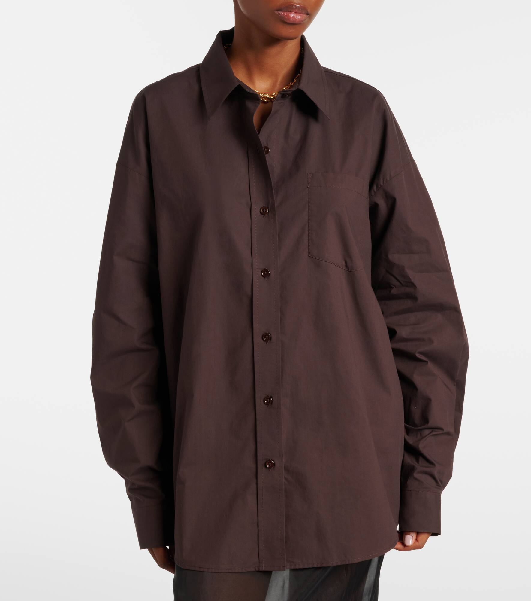 Ornella oversized cotton shirt - 6