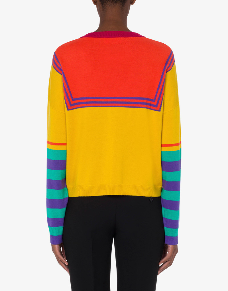 TROMPE L'OEIL WOOL JUMPER 3