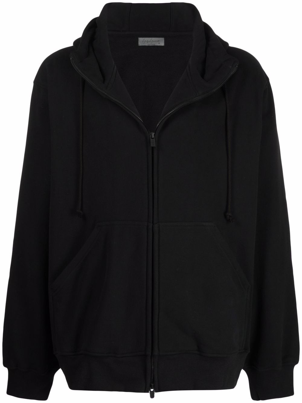 zip-up cotton hoodie - 1