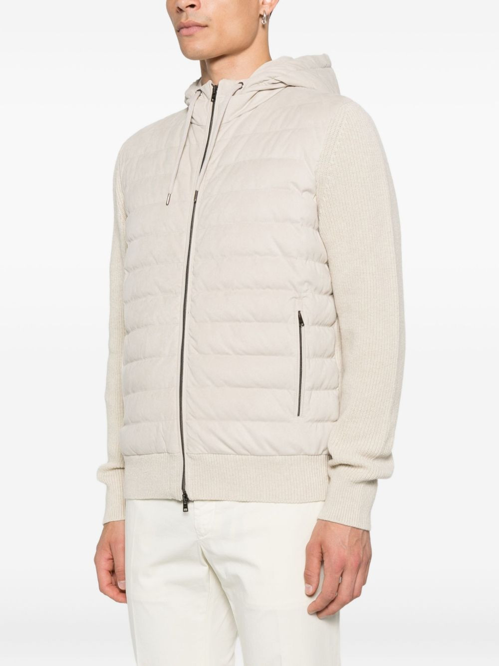 quilted hooded jacket - 3