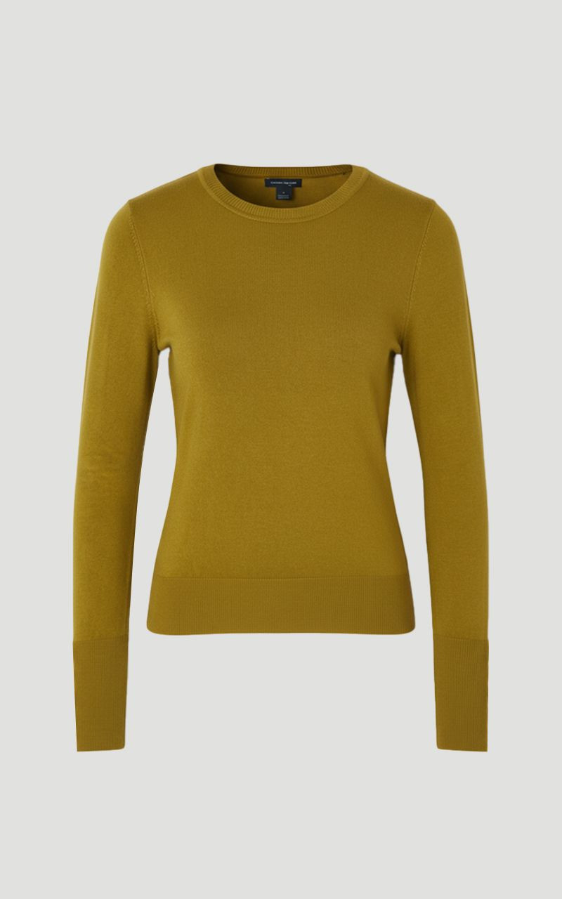 Viscose Blend Knitted Crew Neck Jumper 4