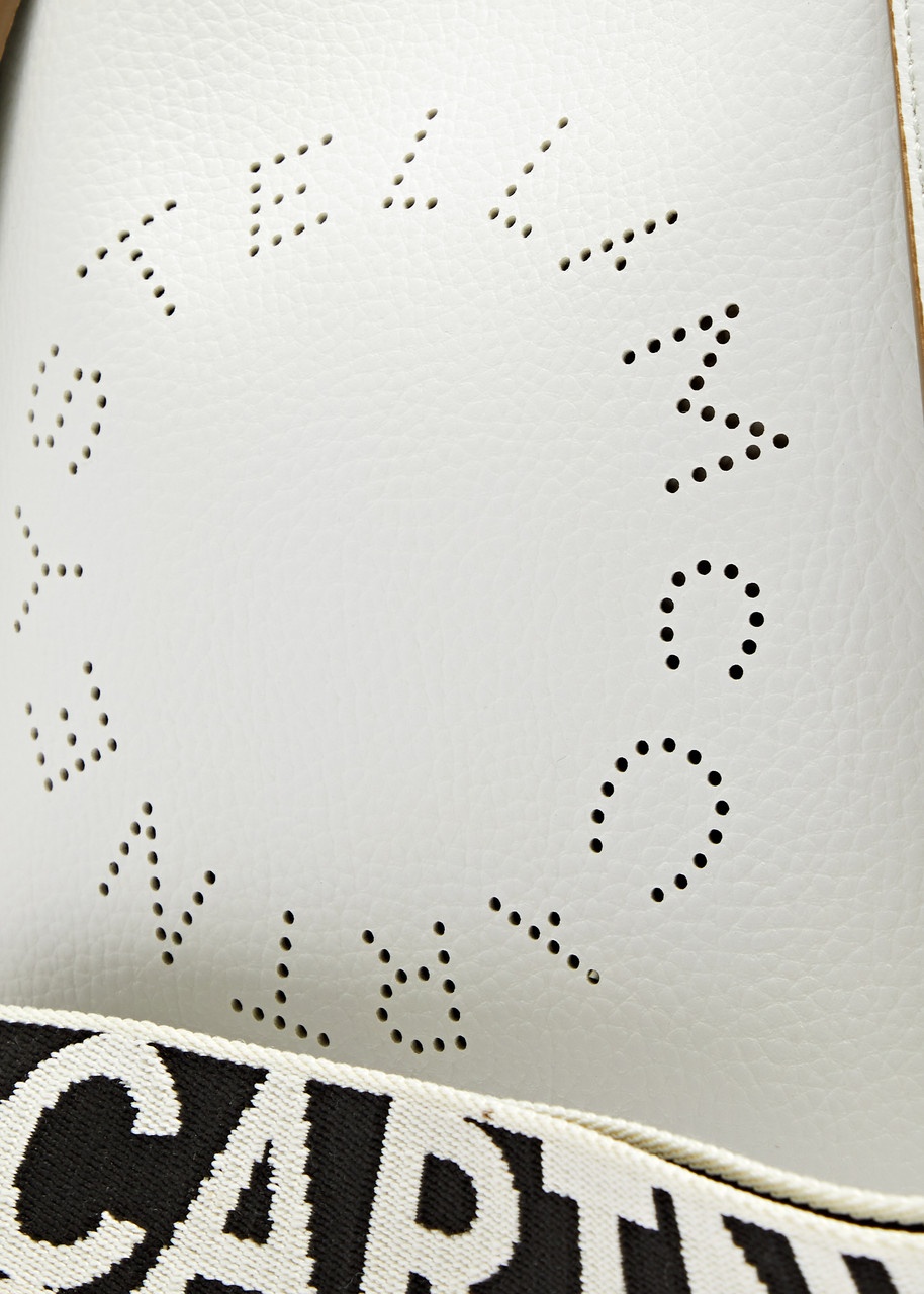 Stella Logo mini faux leather cross-body bag - 3