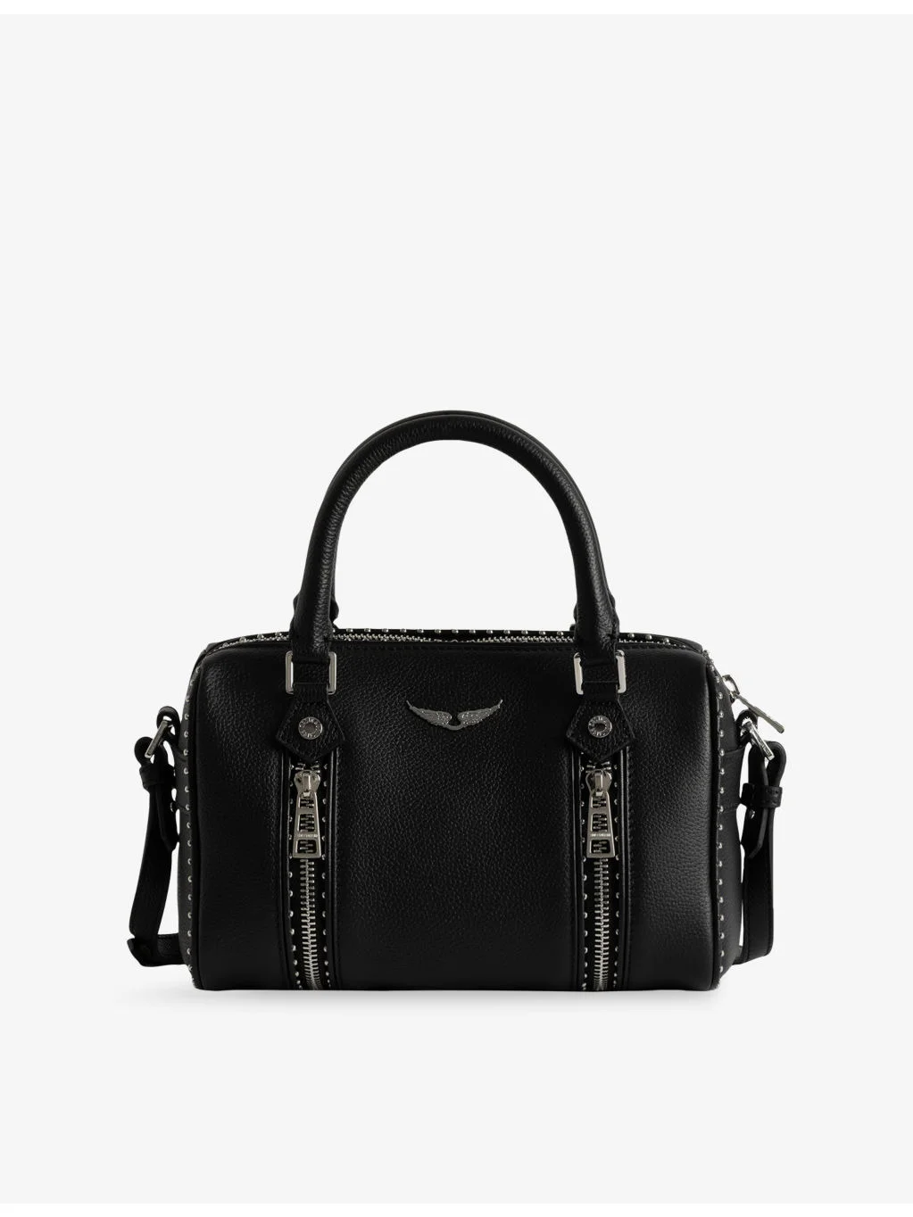 Sunny Small Leather Bowling Bag - 1