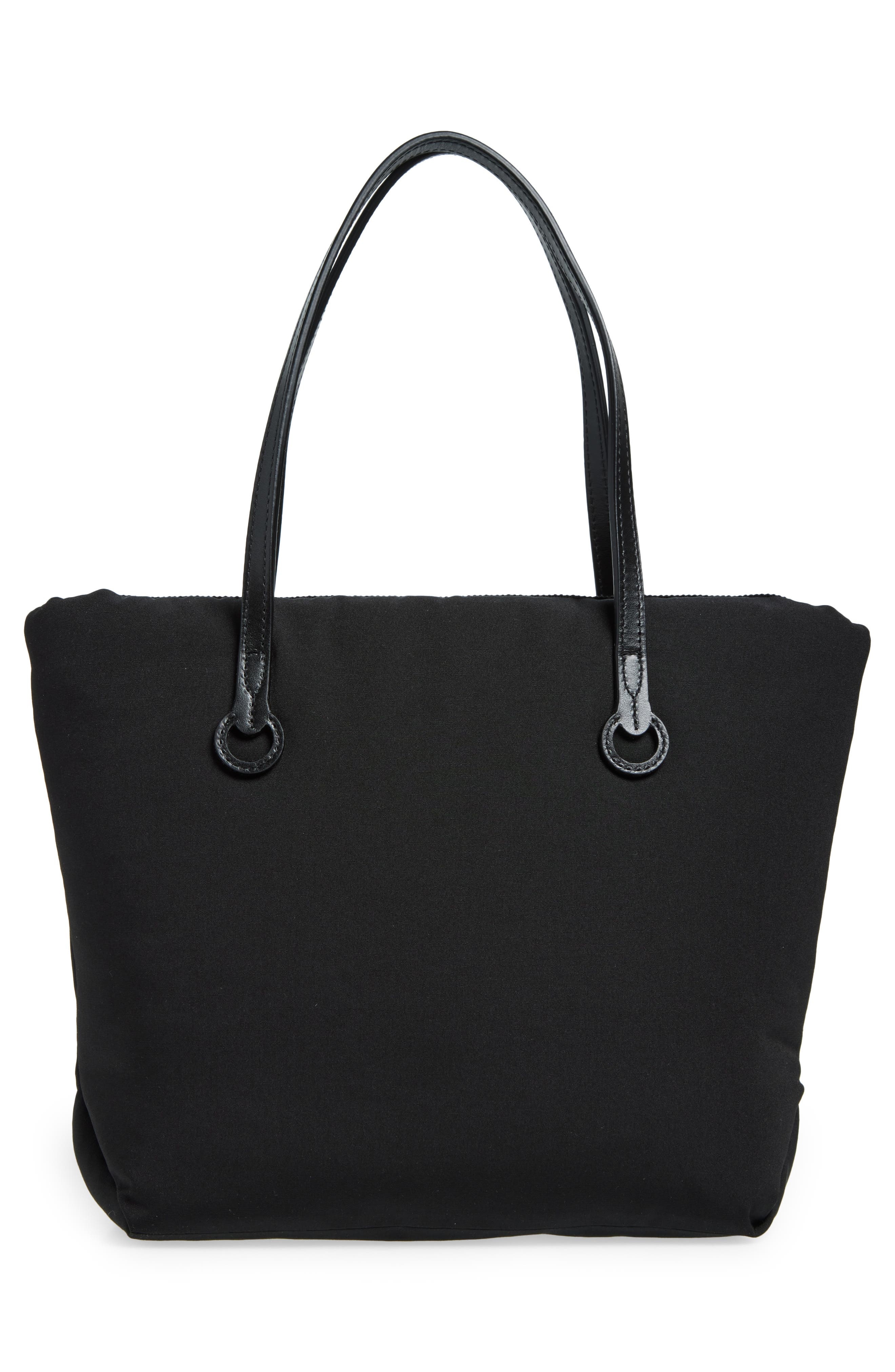 JW Anderson Small Anchor Puffy Canvas Tote in Black at Nordstrom - 3