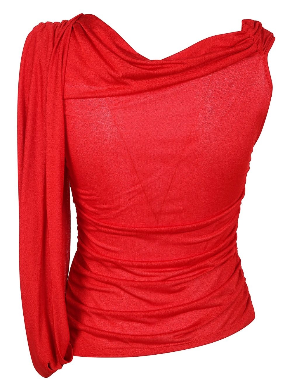 draped blouse - 2