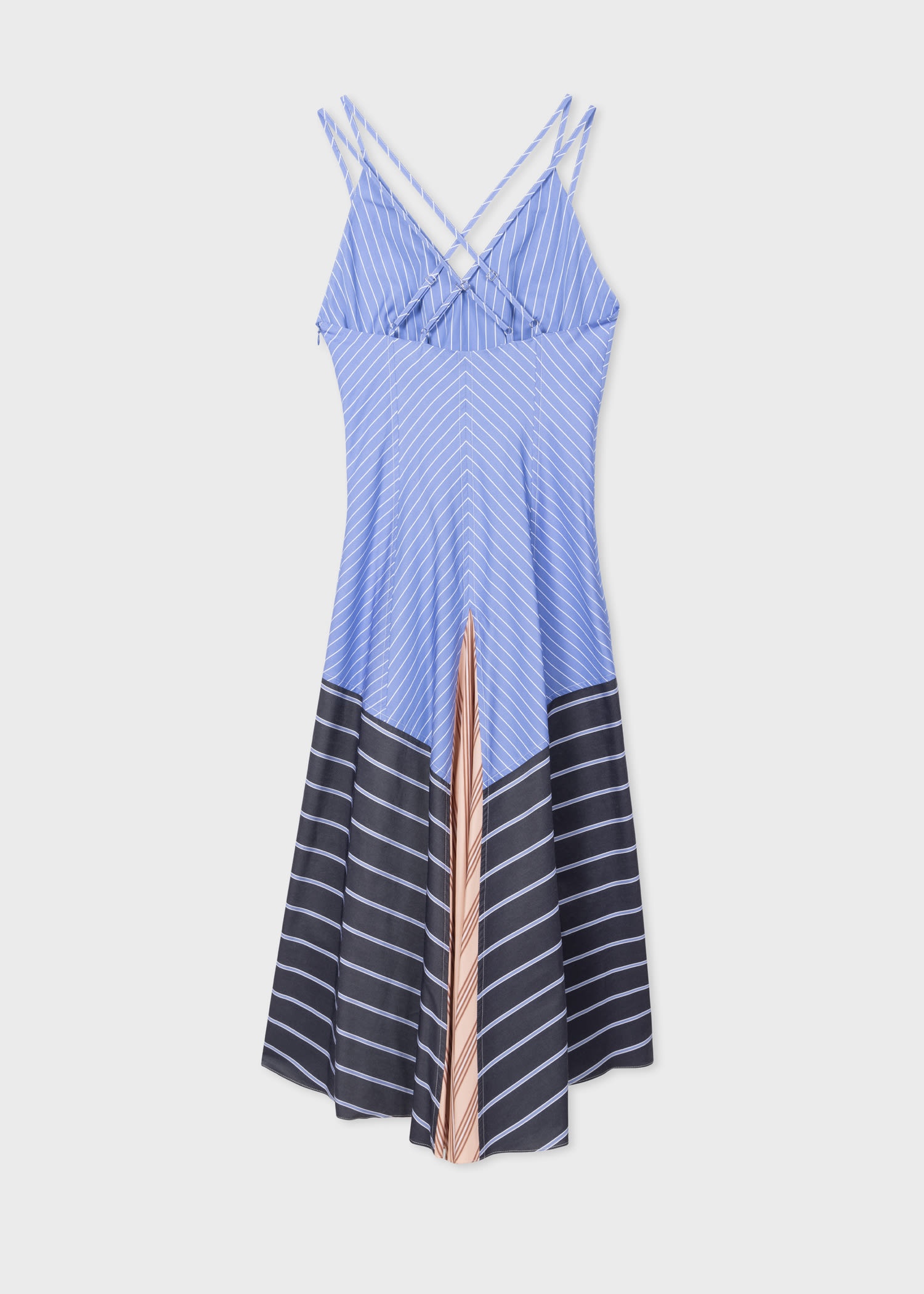 Cotton 'Contrast Stripe' Dress - 2