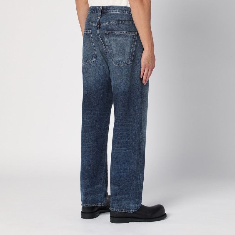 AGOLDE Blue washed jeans in regenerated denim - 2