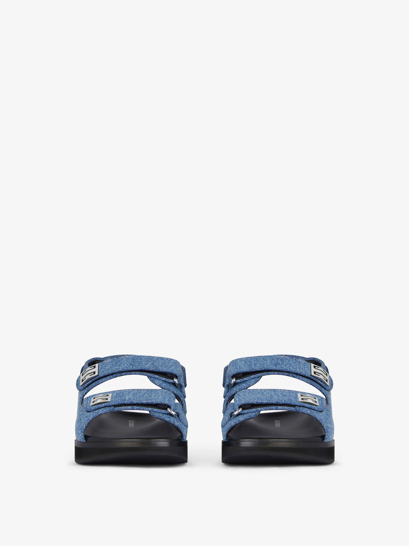 Givenchy 4G SANDALS IN DENIM outlook