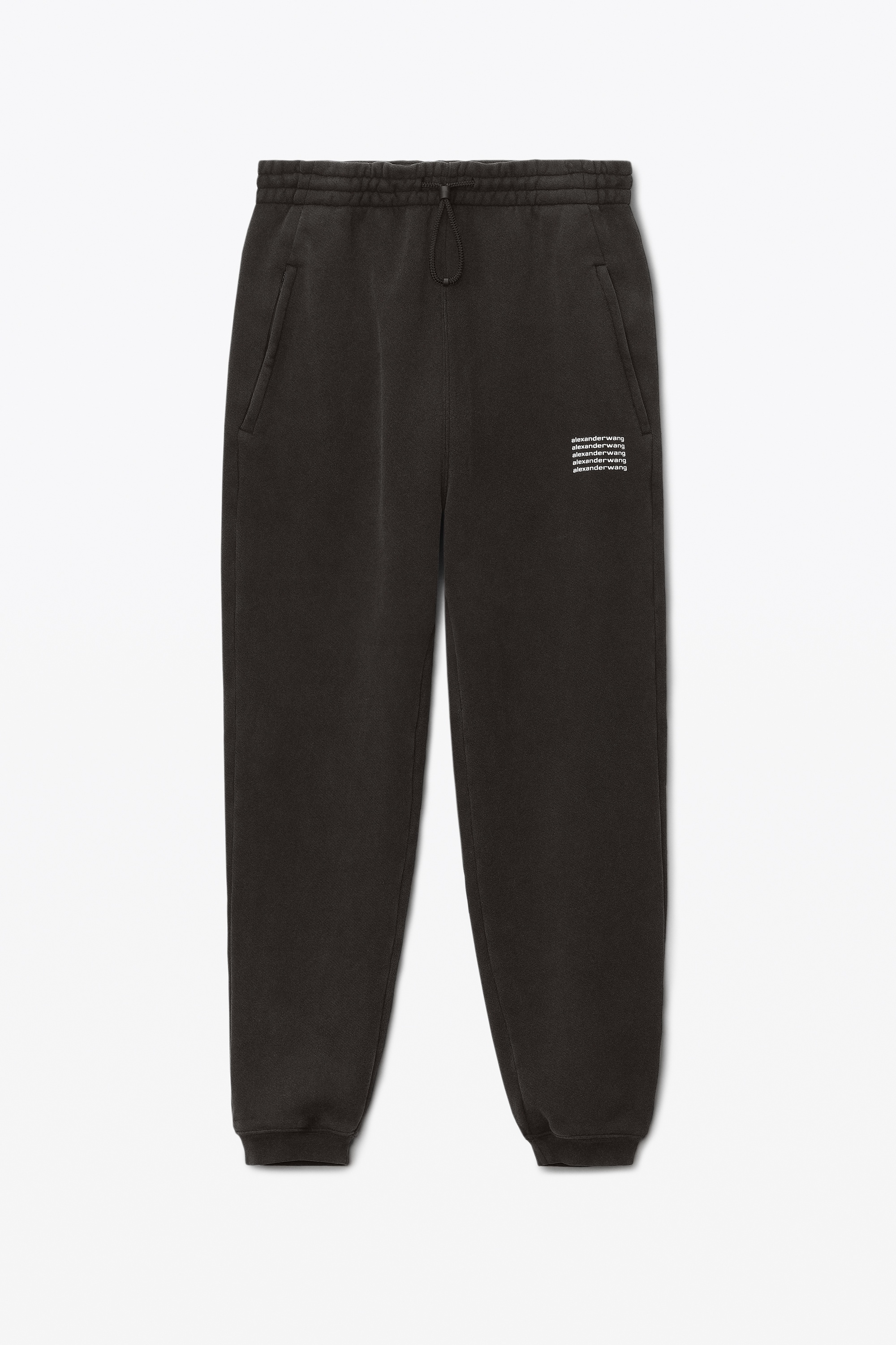 SWEATPANT IN ACID WASH DENSE FLEECE - 1