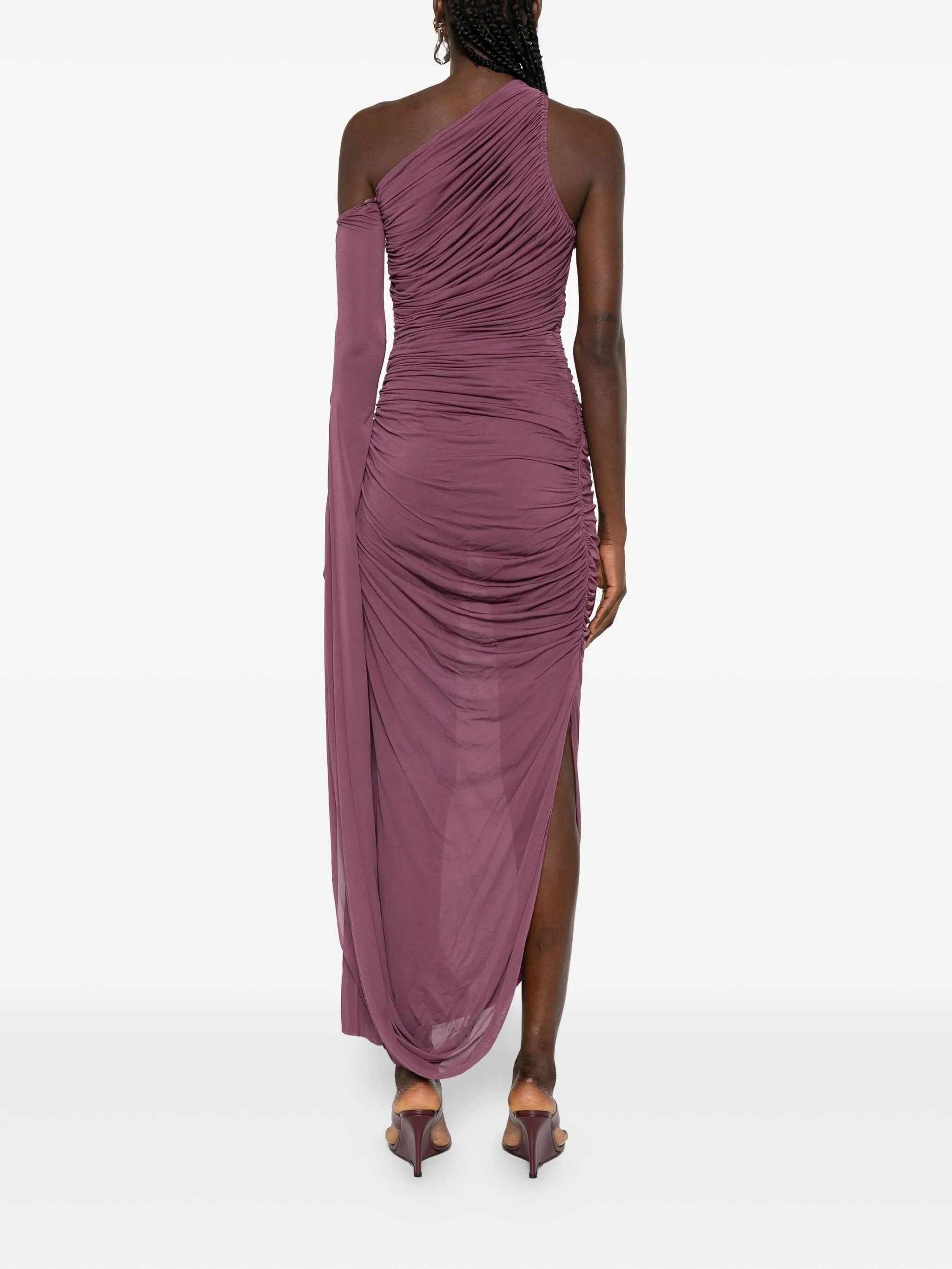 Mugler One-shoulder Draped Asymmetric Dress - 3