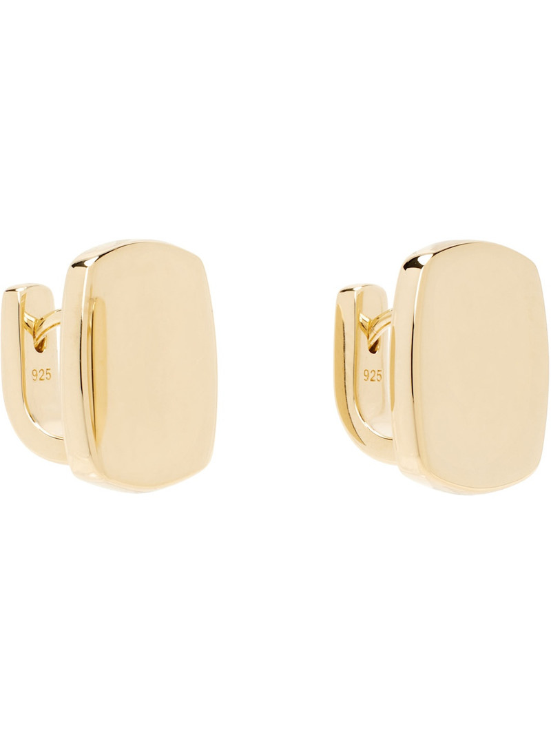 TOM WOOD Gold Umi Studs Small Earrings outlook