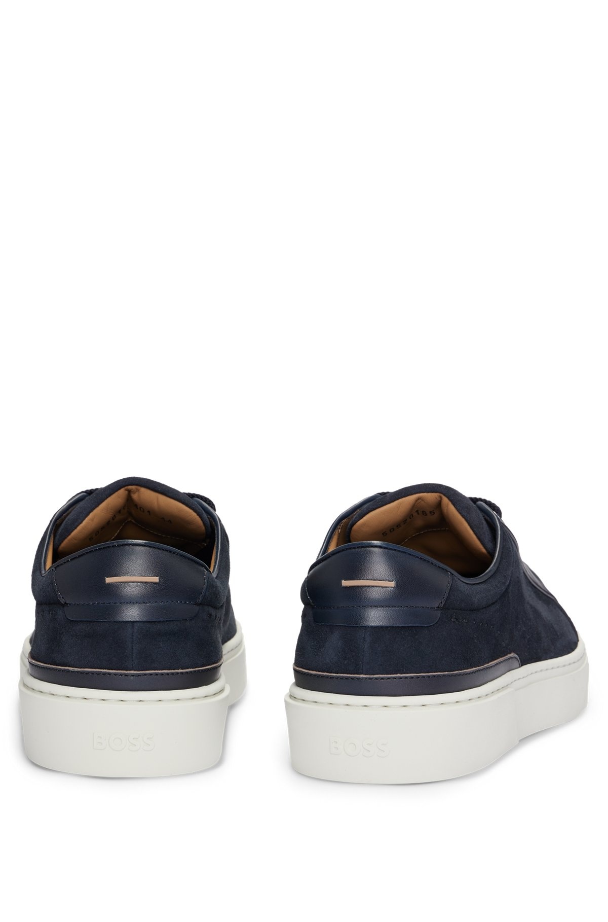 GARY ITALIAN-MADE TRAINERS IN LEATHER AND SUEDE - 5