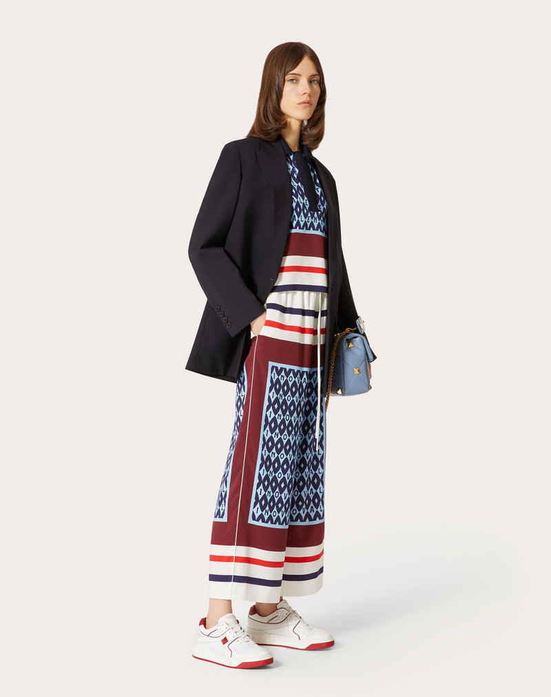 Valentino PRINTED TWILL PANTS outlook