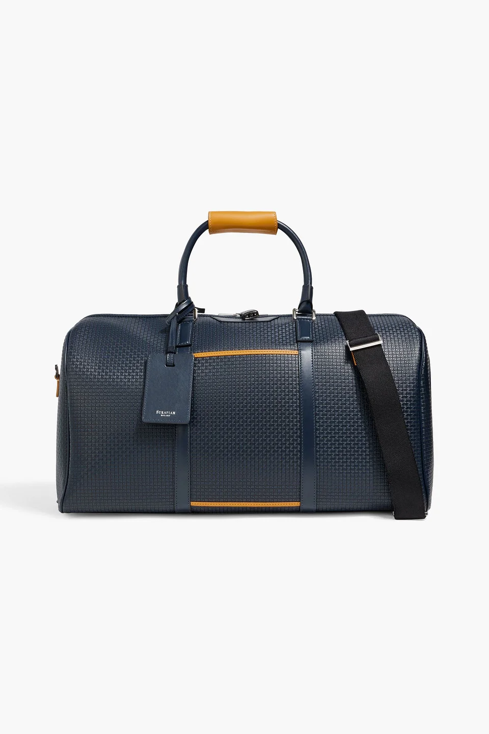 Embossed coated-canvas weekend bag - 1